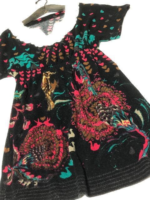 新品〈チュニックワンピ〉 襟レース ワンピース コットン(Mサイズ)ブラック < 女性ファッション  新品〈チュニックワンピ〉 襟レース ワンピース コットン(Mサイズ)ブラック < 女性ファッションの