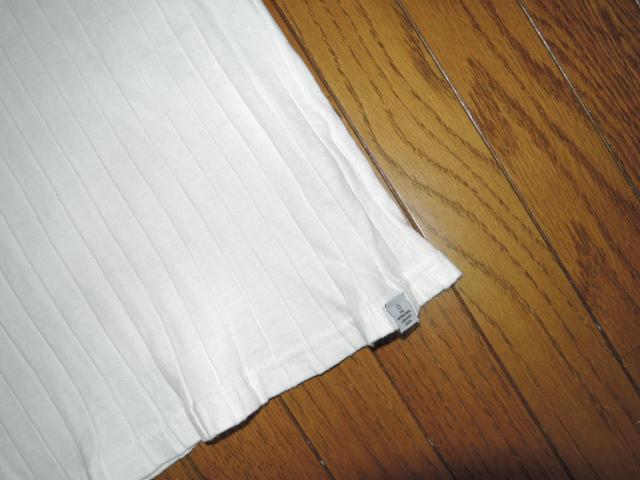 VISVIM ヘンリーネック Tシャツ 1 白系 ストライプ Tee カットソー ヴィズヴィム < ブランド VISVIM ヘンリーネック Tシャツ 1 白系 ストライプ Tee カットソー ヴィズヴィム < ブランドの