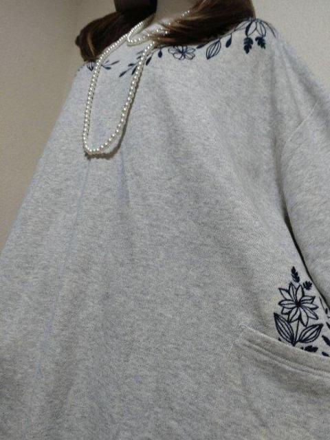 新品タグ6L★刺しゅうチュニ < 女性ファッション  新品タグ6L★刺しゅうチュニ < 女性ファッションの