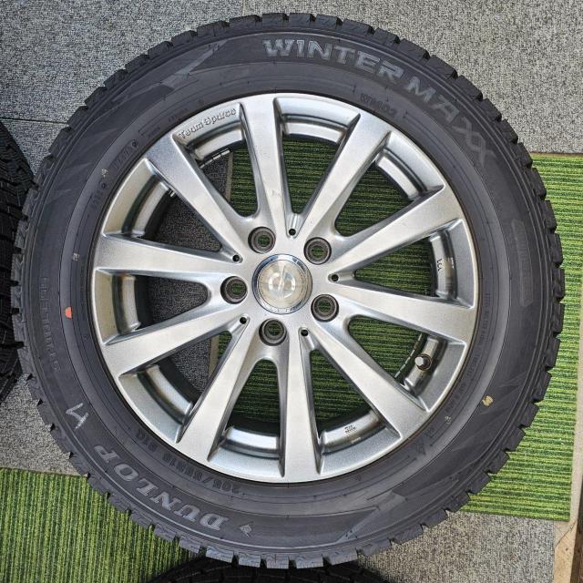 チームスパルコ ヴァローザ 16in 7J+48 PCD112 ダンロップ ウインターマックス WM02 4本セット205/55R < 自動車/バイク チームスパルコ ヴァローザ 16in 7J+48 PCD112 ダンロップ ウインターマックス WM02 4本セット205/55R < 自動車/バイク
