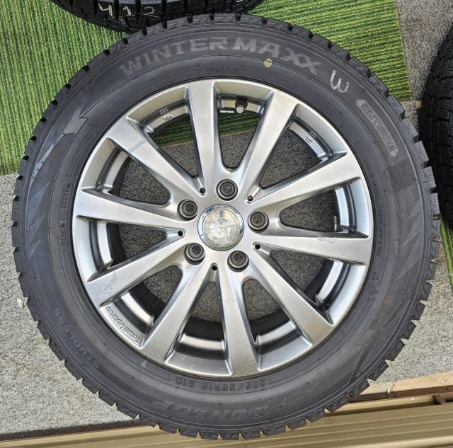 チームスパルコ ヴァローザ 16in 7J+48 PCD112 ダンロップ ウインターマックス WM02 4本セット205/55R < 自動車/バイク チームスパルコ ヴァローザ 16in 7J+48 PCD112 ダンロップ ウインターマックス WM02 4本セット205/55R < 自動車/バイク