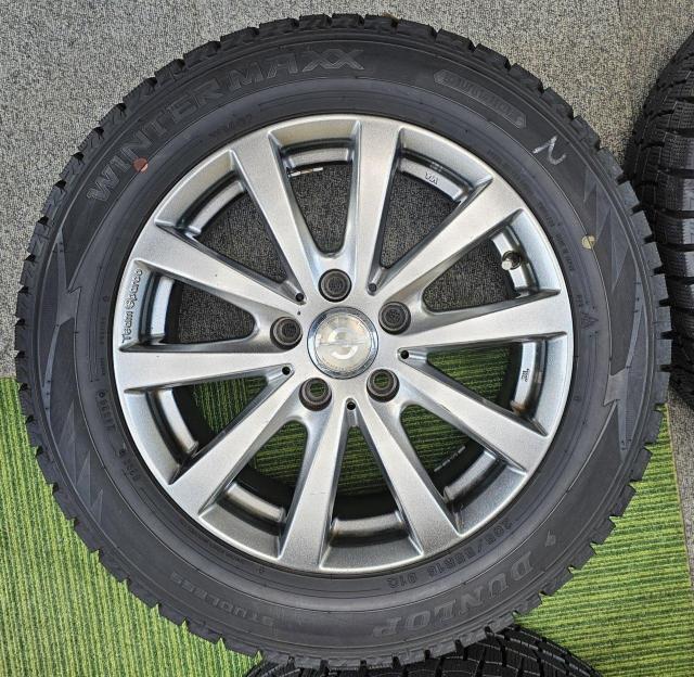 チームスパルコ ヴァローザ 16in 7J+48 PCD112 ダンロップ ウインターマックス WM02 4本セット205/55R < 自動車/バイク チームスパルコ ヴァローザ 16in 7J+48 PCD112 ダンロップ ウインターマックス WM02 4本セット205/55R < 自動車/バイク