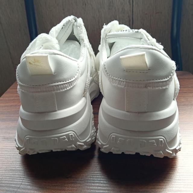 新品 24cm レディース スニーカー ホワイト シューズ 靴 カジュアル < 女性ファッション 新品 24cm レディース スニーカー ホワイト シューズ 靴 カジュアル < 女性ファッションの