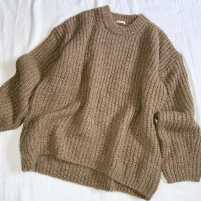 GU☆パフィタッチローゲージクルネックーセーター < ブランド GU☆パフィタッチローゲージクルネックーセーター < ブランドの