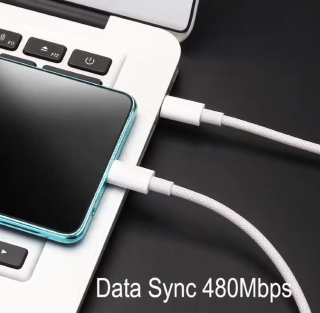 Q{ 60W USB-C [d P[u 1m iphone15 Type-C  Ɠd/AV 