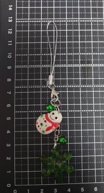 ハンドメイド♪クリスマスチャーム★ストラップ・雪だるま★B < ペット/手芸/園芸 ハンドメイド♪クリスマスチャーム★ストラップ・雪だるま★B < ペット/手芸/園芸の