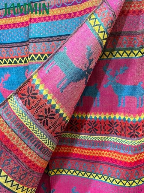 トナカイ柄ストール アジアン エスニック ヒッピー ストール < 女性ファッション トナカイ柄ストール アジアン エスニック ヒッピー ストール < 女性ファッションの