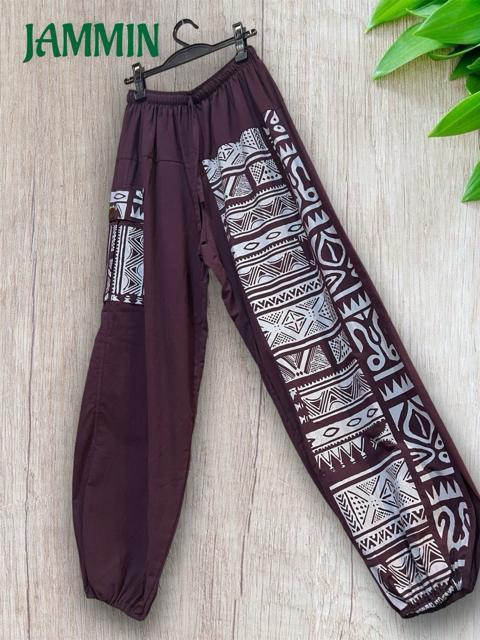 アジアン柄入りゆるめパンツ アジアン 男女兼用 エスニック ヒッピー 個性派 < 男性ファッション アジアン柄入りゆるめパンツ アジアン 男女兼用 エスニック ヒッピー 個性派 < 男性ファッションの