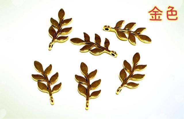 5028 金色の枝付き葉っぱ 6個 金属パーツ アクセサリーチャーム ハンドメイド材料 < ペット/手芸/園芸 5028 金色の枝付き葉っぱ 6個 金属パーツ アクセサリーチャーム ハンドメイド材料 < ペット/手芸/園芸の