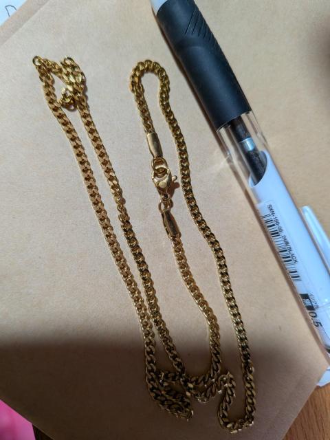 24���l�b�N���X��2�Z�b�g��60�Z���`��24K�S�[���h���b�L �L���[�o���`�F�[�� �� �����A�N�Z�T���[/���v�� 