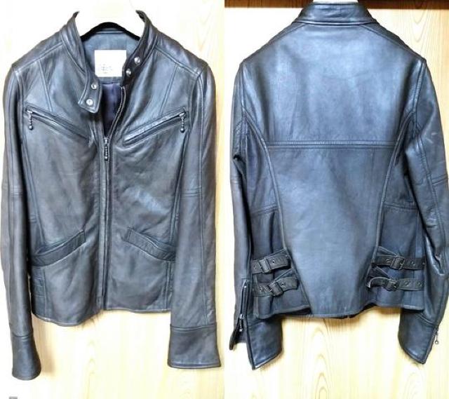 正規美 レア hyde Roen ロエン ディアスキンライダース レザージャケット 最小38 男女兼用 < ブランド 正規美 レア hyde Roen ロエン ディアスキンライダース レザージャケット 最小38 男女兼用 < ブランドの