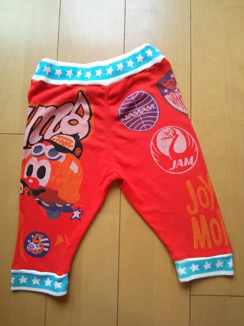 中古サルエルパンツ 七分丈パンツ110赤JAM < ブランド  中古サルエルパンツ 七分丈パンツ110赤JAM < ブランドの