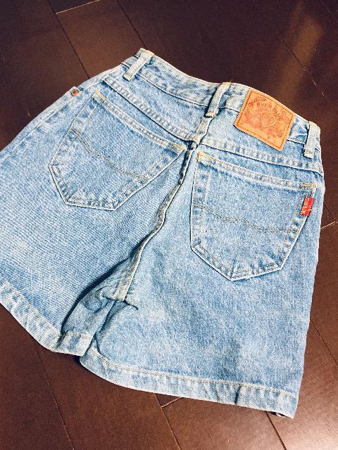 〈デニムショートパンツ〉CONE   MILLS EVER BLUE(Sサイズ) < 女性ファッション  〈デニムショートパンツ〉CONE   MILLS EVER BLUE(Sサイズ) < 女性ファッションの