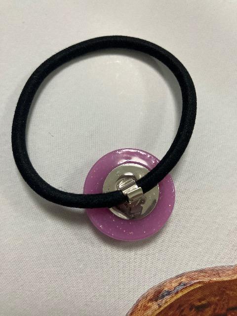 ハンドメイド レジン ヘアゴム2点セット ピンク系とブラウン系 < 女性ファッション ハンドメイド レジン ヘアゴム2点セット ピンク系とブラウン系 < 女性ファッションの