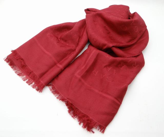 BVLGARI ブルガリ ロゴマニア シルク×ウール ストール ショール レッド<USED>【送料無料】 < ブランド BVLGARI ブルガリ ロゴマニア シルク×ウール ストール ショール レッド<USED>【送料無料】 < ブランドの
