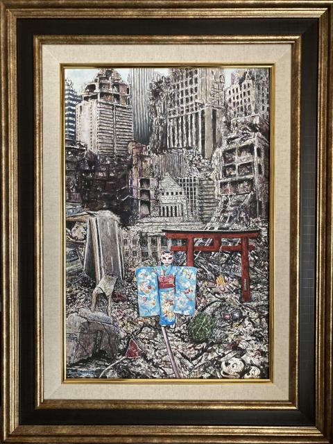 絵画 水彩『Ground Zero -Little Tokyo-八百万神-天祥・降臨・顕形(げぎょう)の雛子』新品・真作保証・原画 < ホビー 絵画 水彩『Ground Zero -Little Tokyo-八百万神-天祥・降臨・顕形(げぎょう)の雛子』新品・真作保証・原画 < ホビーの