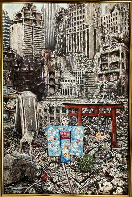 絵画 水彩『Ground Zero -Little Tokyo-八百万神-天祥・降臨・顕形(げぎょう)の雛子』新品・真作保証・原画 < ホビー 絵画 水彩『Ground Zero -Little Tokyo-八百万神-天祥・降臨・顕形(げぎょう)の雛子』新品・真作保証・原画 < ホビーの