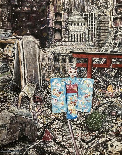 絵画 水彩『Ground Zero -Little Tokyo-八百万神-天祥・降臨・顕形(げぎょう)の雛子』新品・真作保証・原画 < ホビー 絵画 水彩『Ground Zero -Little Tokyo-八百万神-天祥・降臨・顕形(げぎょう)の雛子』新品・真作保証・原画 < ホビーの