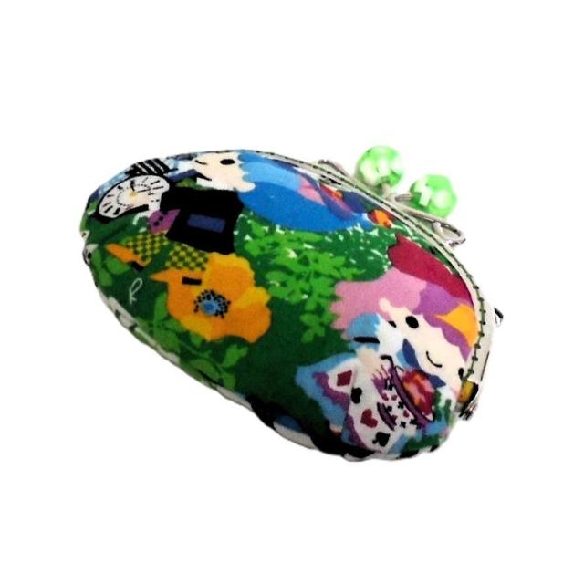 ◆キキララ×ホラグチカヨ【不思議の国のアリス】◆がまぐちポーチ【マチなしオーバル < 女性ファッション  ◆キキララ×ホラグチカヨ【不思議の国のアリス】◆がまぐちポーチ【マチなしオーバル < 女性ファッションの