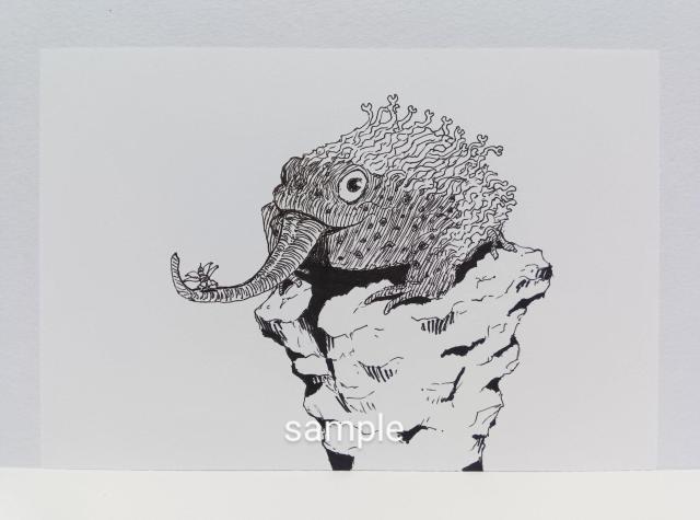 オリジナルイラスト 手描きイラスト 蛙さん アナログ ハンドメイド アート モノクロ 絵 原画 カエル illustration < アニメ/コミック/キャラクター  オリジナルイラスト 手描きイラスト 蛙さん アナログ ハンドメイド アート モノクロ 絵 原画 カエル illustration  < アニメ/コミック/キャラクターの