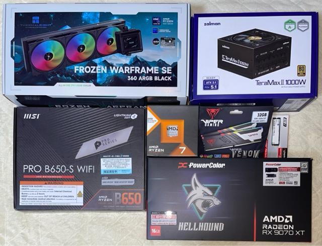 yViQ[~OPCzfXNgbvPC Ryzen7 7800X3D RX9070XT SSD1TB 32GB 1000W  PC{/Ӌ@ 