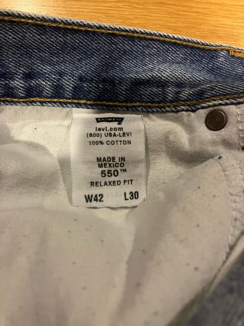 LEVI’S リーバイス 550リラックスデニム 大きいsizeW42 used < ブランド LEVI’S リーバイス 550リラックスデニム 大きいsizeW42 used < ブランドの