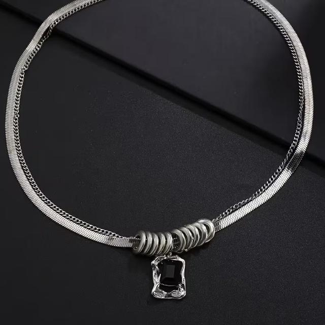 ����������790�~���p���N�X�^�C�� ��d���C���[ �`�F�[�� �u���b�N �L���[�r�b�N �y���_���g ���y�t�F�X�A���i�g���ɍœK �� �j���A�N�Z�T���[/���v�� 