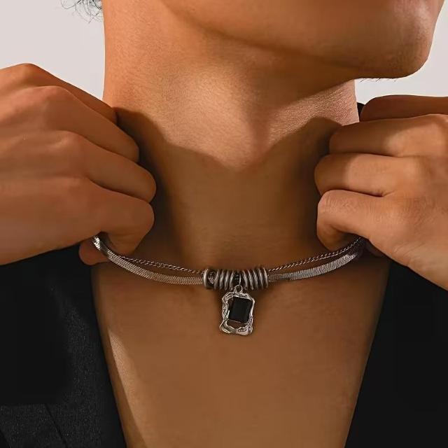 ����������790�~���p���N�X�^�C�� ��d���C���[ �`�F�[�� �u���b�N �L���[�r�b�N �y���_���g ���y�t�F�X�A���i�g���ɍœK �� �j���A�N�Z�T���[/���v�� 