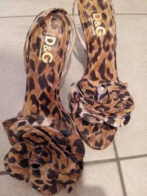 DOLCE&GABBANAD&Gアニマルフラワー豹レアサンダルミュール < ブランド DOLCE&GABBANAD&Gアニマルフラワー豹レアサンダルミュール < ブランドの