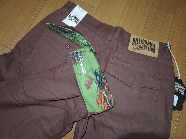 新品ビリオネアボーイズクラブBBC裏地柄カラーパンツ32茶系 < ブランド  新品ビリオネアボーイズクラブBBC裏地柄カラーパンツ32茶系  < ブランドの