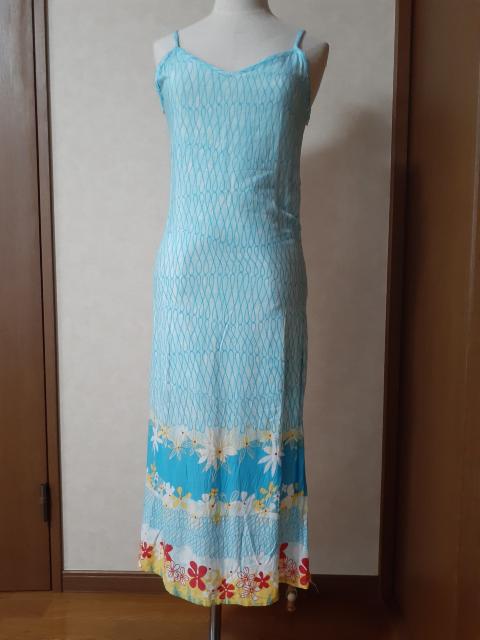 Indio・マキシワンピース・水色×花柄 < ブランド  Indio・マキシワンピース・水色×花柄  < ブランドの