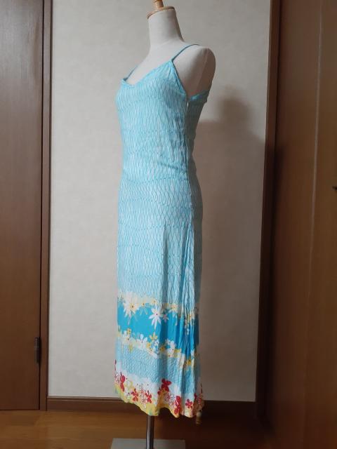 Indio・マキシワンピース・水色×花柄 < ブランド  Indio・マキシワンピース・水色×花柄 < ブランドの
