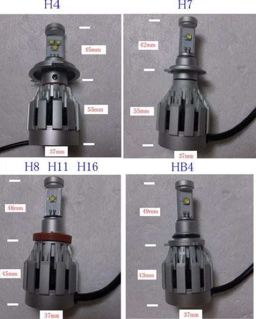 LEDヘッドライト H7 H8 H11 HB4 オールインワン 黄色 白 青白 < 自動車/バイク LEDヘッドライト H7 H8 H11 HB4 オールインワン 黄色 白 青白 < 自動車/バイク