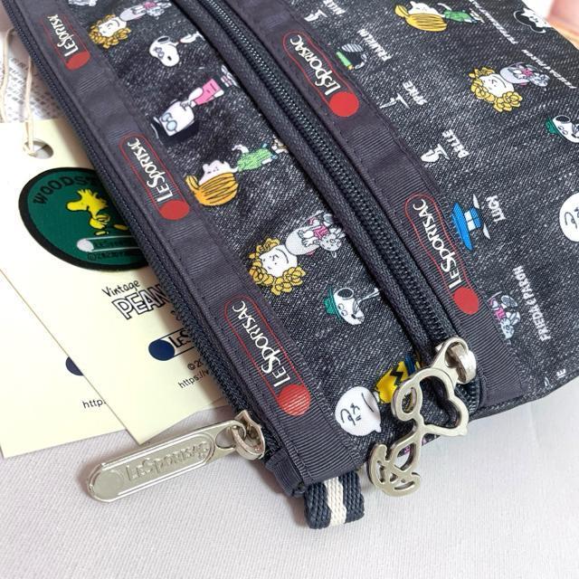 ★新品★LeSportsac レスポートサック スヌーピ グレイ  化粧ポーチ  2つ収納 ポーチ 7105 送料無料 < 女性ファッション  ★新品★LeSportsac レスポートサック スヌーピ グレイ  化粧ポーチ  2つ収納 ポーチ 7105 送料無料 < 女性ファッションの