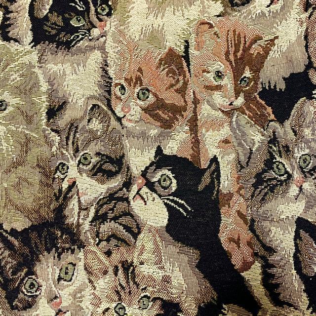 【新品/Drug honey】フロントスピンドルゴブラン織猫ちゃん総柄スカート < ブランド  【新品/Drug honey】フロントスピンドルゴブラン織猫ちゃん総柄スカート < ブランドの