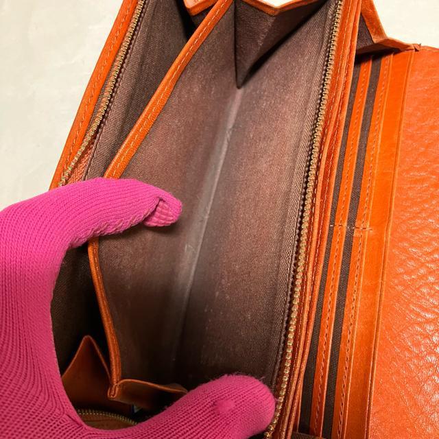 【cotone / コットーネ】 レザー / 二つ折り / 長財布 艶茶 < 女性ファッション 【cotone / コットーネ】 レザー / 二つ折り / 長財布 艶茶 < 女性ファッションの