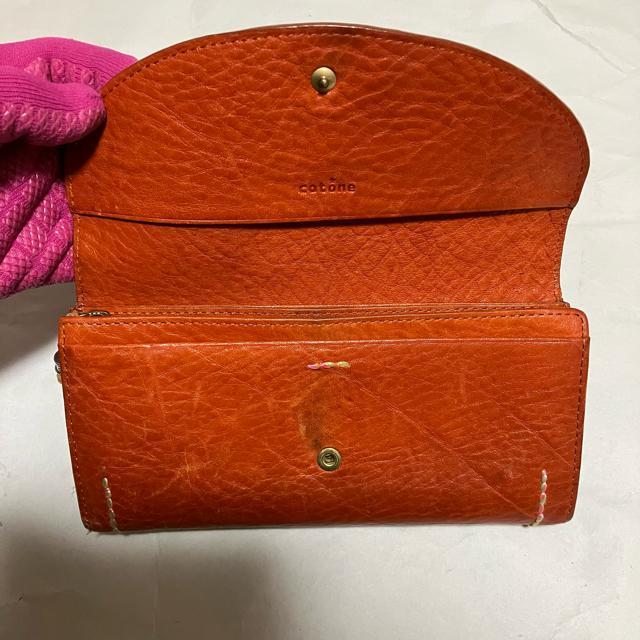 【cotone / コットーネ】 レザー / 二つ折り / 長財布 艶茶 < 女性ファッション 【cotone / コットーネ】 レザー / 二つ折り / 長財布 艶茶 < 女性ファッションの