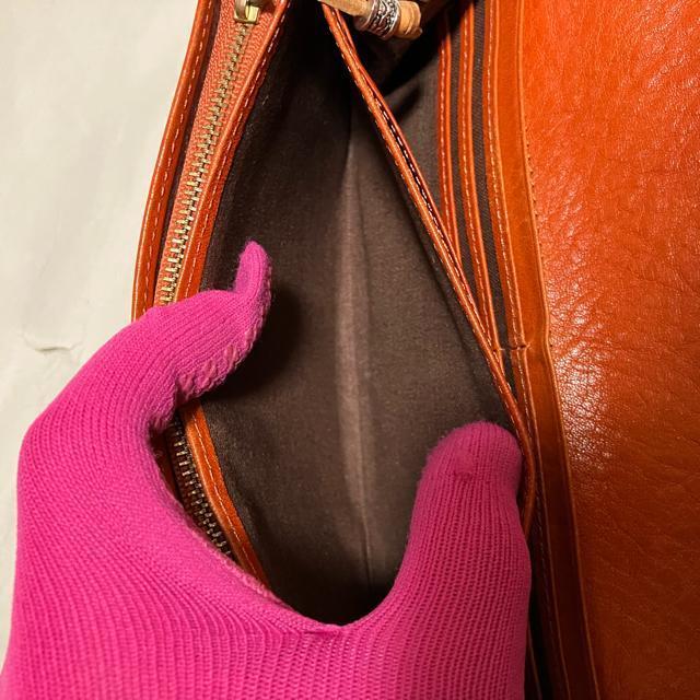【cotone / コットーネ】 レザー / 二つ折り / 長財布 艶茶 < 女性ファッション 【cotone / コットーネ】 レザー / 二つ折り / 長財布 艶茶 < 女性ファッションの