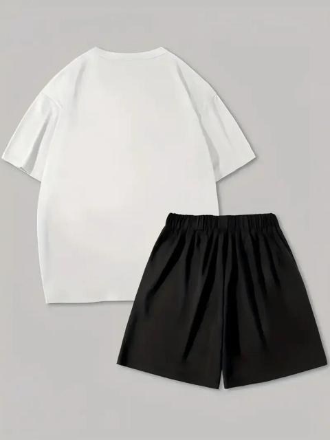 爆ヤス価格1890円★メンズサマースーツラウンドネックTシャツ+ショーツツーピースセット USAサイズS(日本サイズL相当)白 < 男性ファッション 爆ヤス価格1890円★メンズサマースーツラウンドネックTシャツ+ショーツツーピースセット USAサイズS(日本サイズL相当)白 < 男性ファッションの