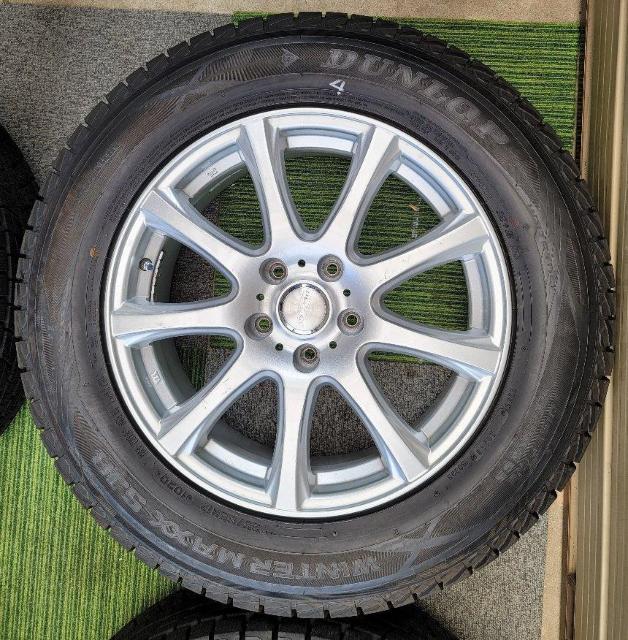 美品 超バリ溝 9分山 DUFACT 17in 7J +48 PCD114.3 ダンロップ ウインターマックス SJ8 225/6 < 自動車/バイク 美品 超バリ溝 9分山 DUFACT 17in 7J +48 PCD114.3 ダンロップ ウインターマックス SJ8 225/6 < 自動車/バイク