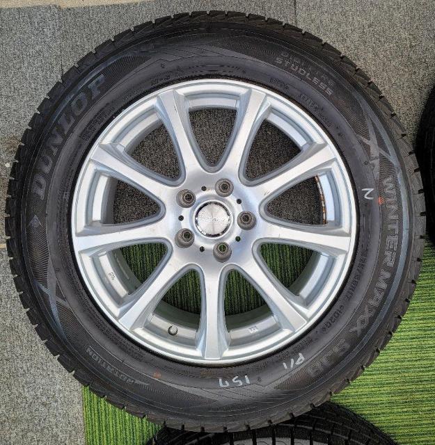 美品 超バリ溝 9分山 DUFACT 17in 7J +48 PCD114.3 ダンロップ ウインターマックス SJ8 225/6 < 自動車/バイク 美品 超バリ溝 9分山 DUFACT 17in 7J +48 PCD114.3 ダンロップ ウインターマックス SJ8 225/6 < 自動車/バイク