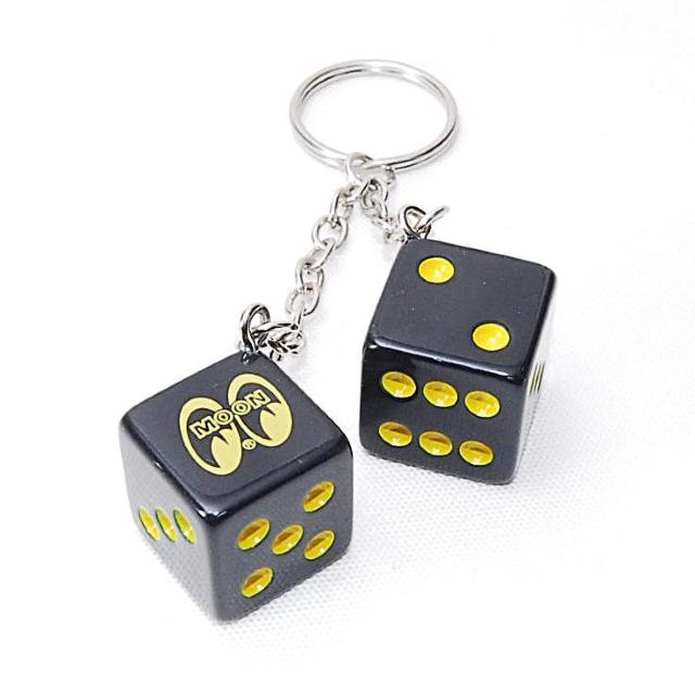 匿名配送 MOON Twin ダイス キーリング ブラック MKR187-BK ムーンアイズ キーホルダー キーチェーン サイコロ < 自動車/バイク 匿名配送 MOON Twin ダイス キーリング ブラック MKR187-BK ムーンアイズ キーホルダー キーチェーン サイコロ < 自動車/バイク