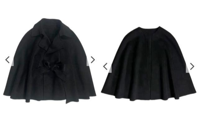 birthdaybashbbALETTA3WAYCAPECOATBLACK�o�[�X�f�[�o�b�V���P�[�v�R�[�g�|���`���W���A�E�^�����{�� �� �����t�@�b�V������ 
