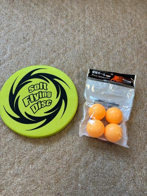 フリスビー&卓球ボールセット < レジャー/スポーツ フリスビー&卓球ボールセット < レジャー/スポーツの