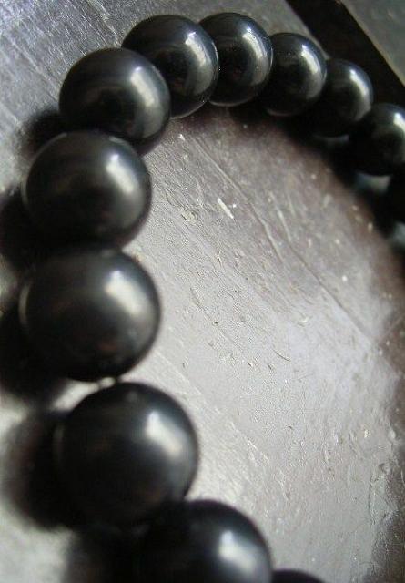 ☆即決☆10ミリ玉 ジェットブレスレット < 男性アクセサリー/時計 ☆即決☆10ミリ玉 ジェットブレスレット < 男性アクセサリー/時計の