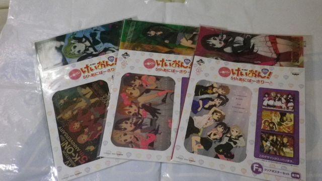 けいおん!5thあにばーさりーF賞クリアポスターセット全3種セット < アニメ/コミック/キャラクター  けいおん!5thあにばーさりーF賞クリアポスターセット全3種セット  < アニメ/コミック/キャラクターの