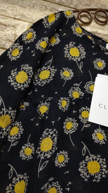 ***CLN***コットンリネン たんぽぽ柄 切替プルオーバー 新品 < 女性ファッション ***CLN***コットンリネン たんぽぽ柄 切替プルオーバー 新品 < 女性ファッションの