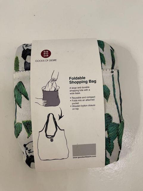 `ZDIG.O.D. foldable shopping bag Panda Bamboo@p_@|@ ܂ݎGRobO  t@bV 