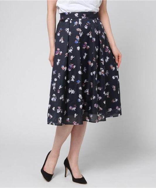 アナイ チェックフラワープリントスカート&ブラウス < ブランド  アナイ チェックフラワープリントスカート&ブラウス < ブランドの