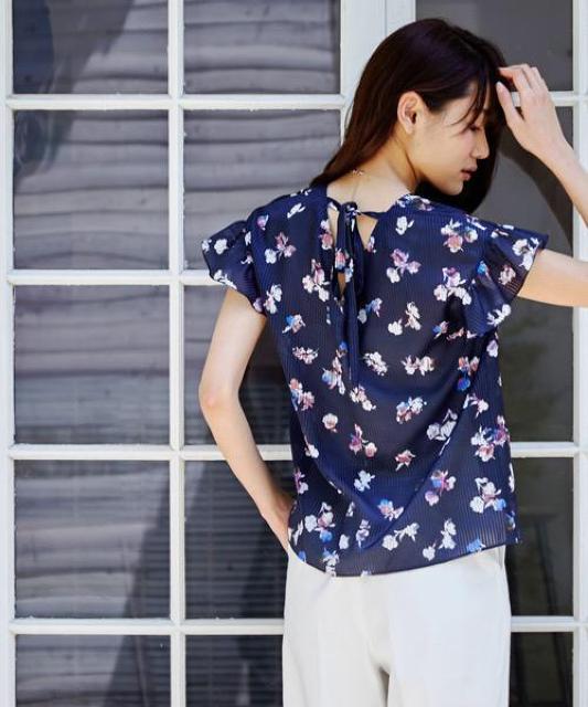 アナイ チェックフラワープリントスカート&ブラウス < ブランド  アナイ チェックフラワープリントスカート&ブラウス < ブランドの